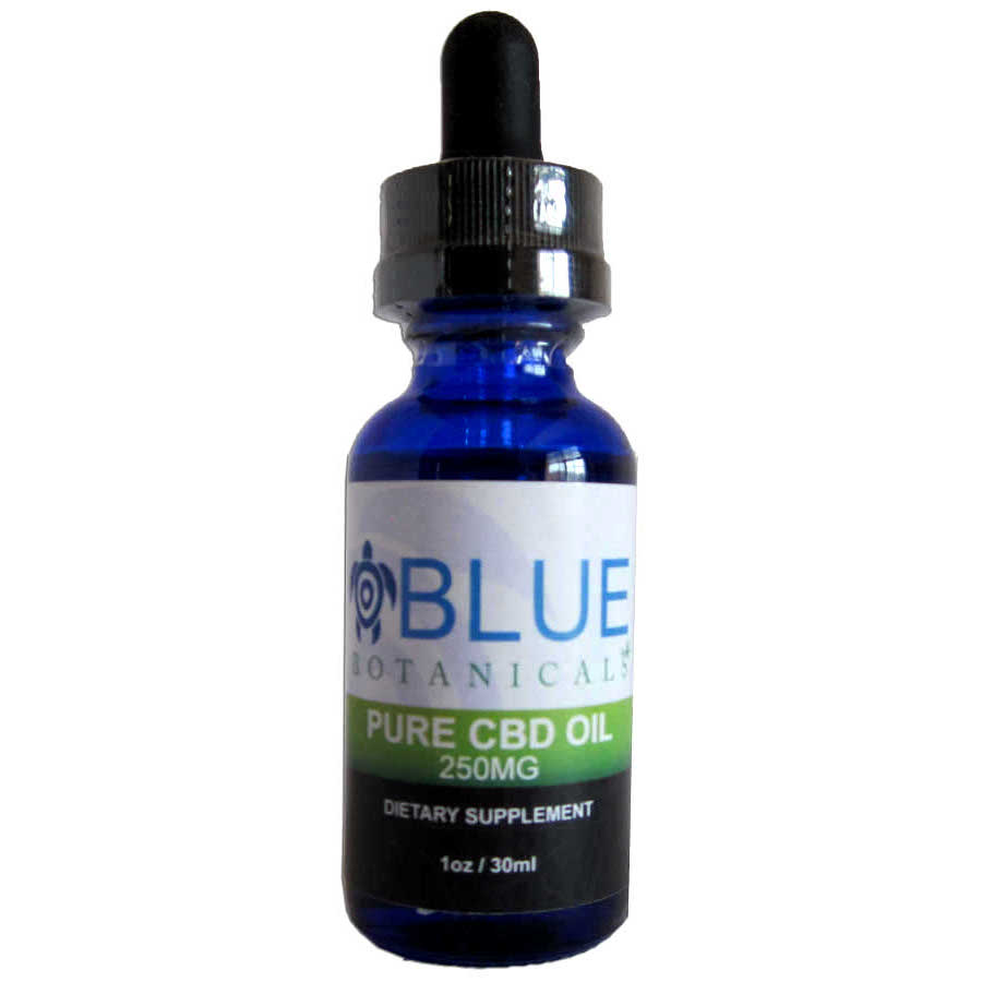 Pure CBD Oil Mint - 250mg - Blue Botanicals