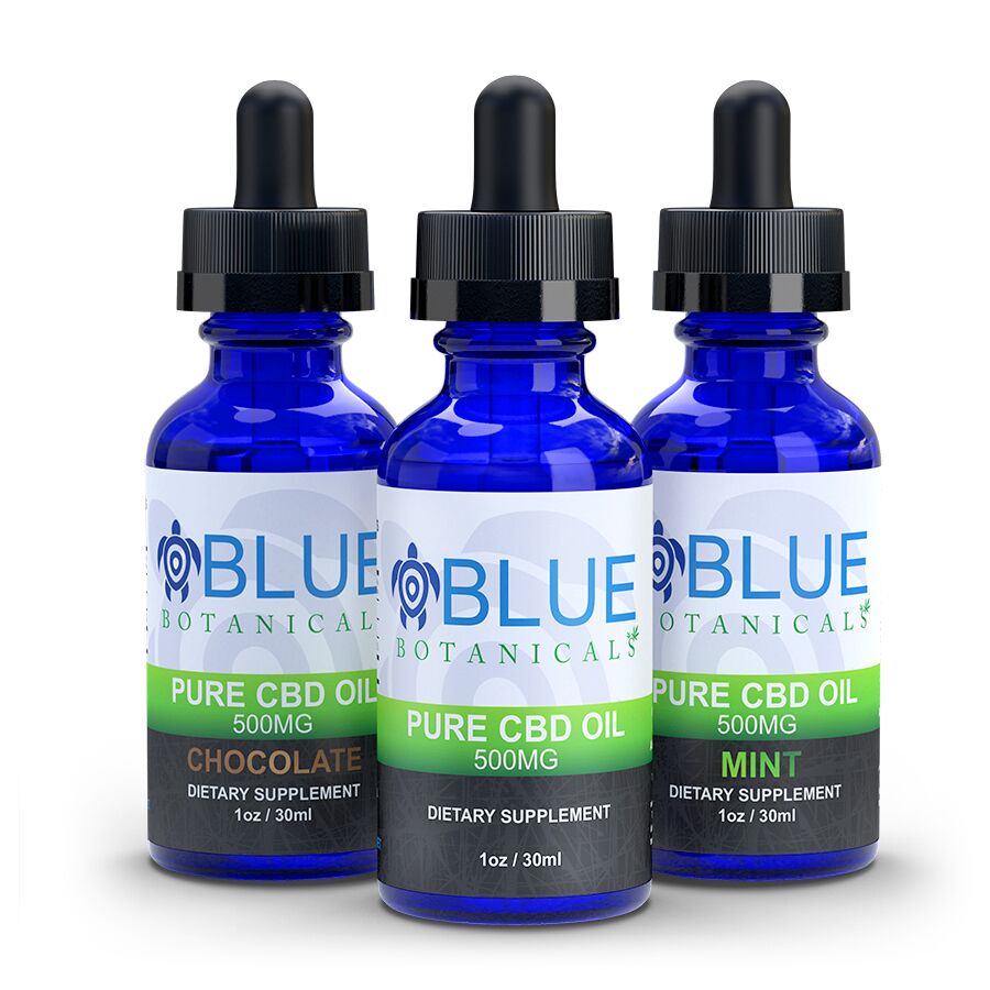 Blue Botanicals CBD Oil Variety Pack Blue Botanicals